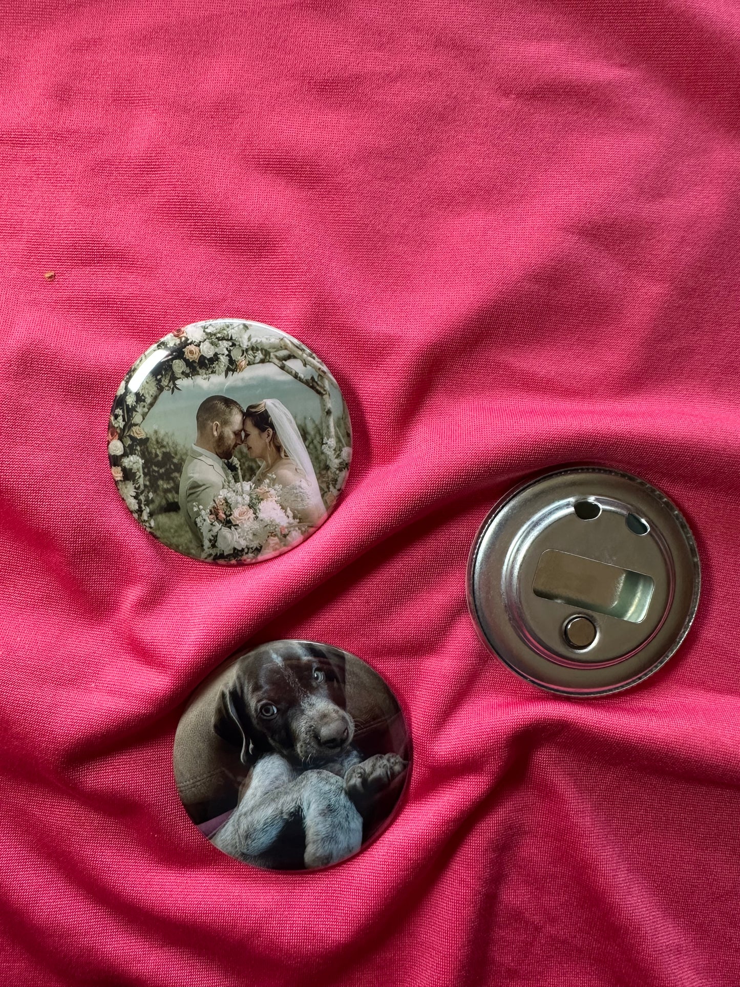 2.25" Metal Bottle Opener with Magnet