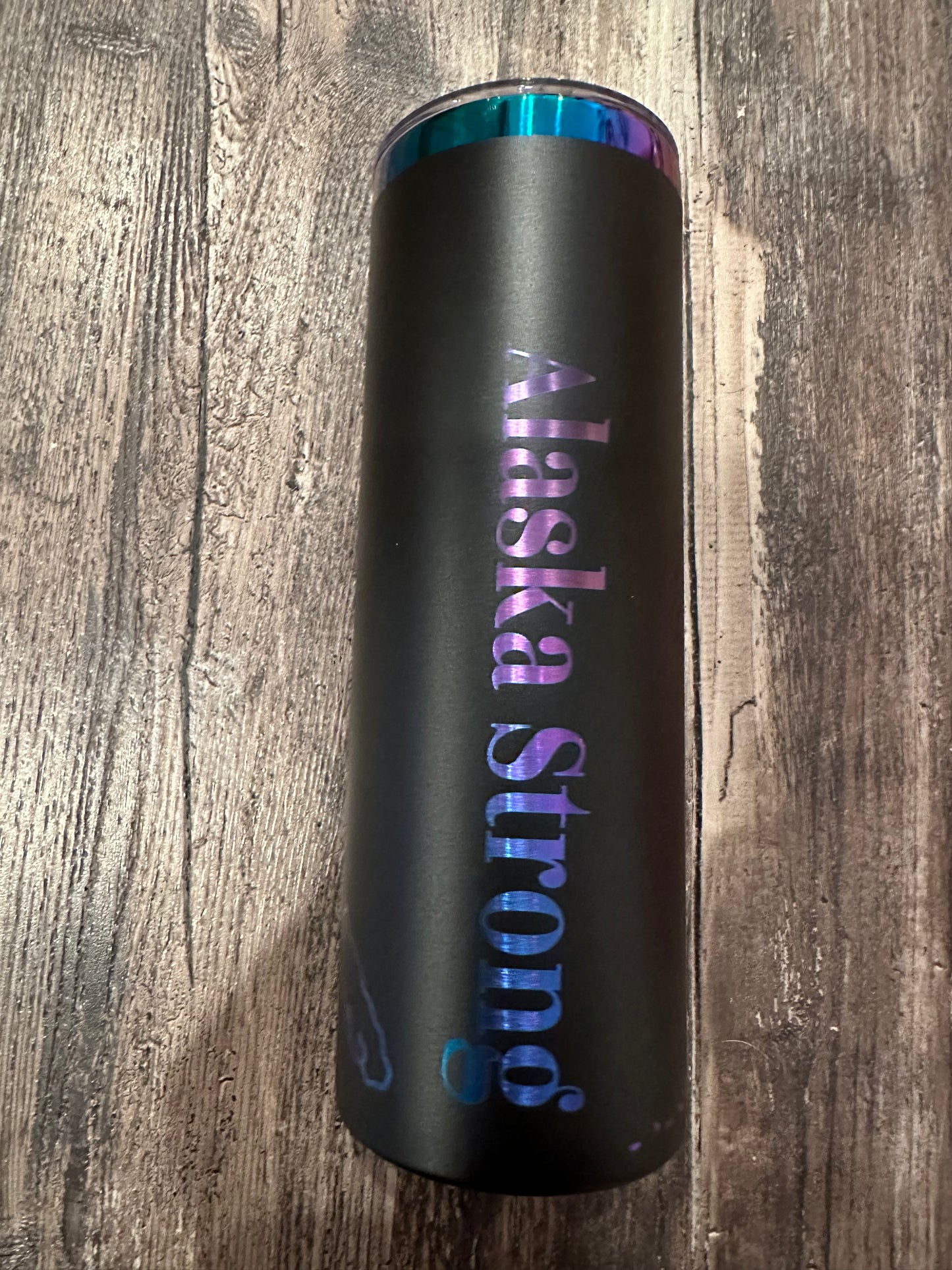 Alaska Strong Tumbler in Black